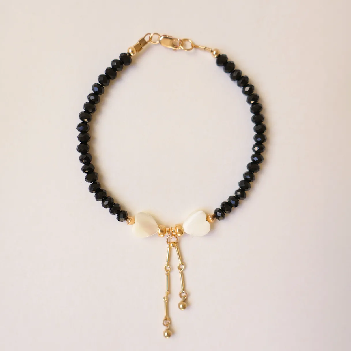 Marlène Black Tie Bracelet