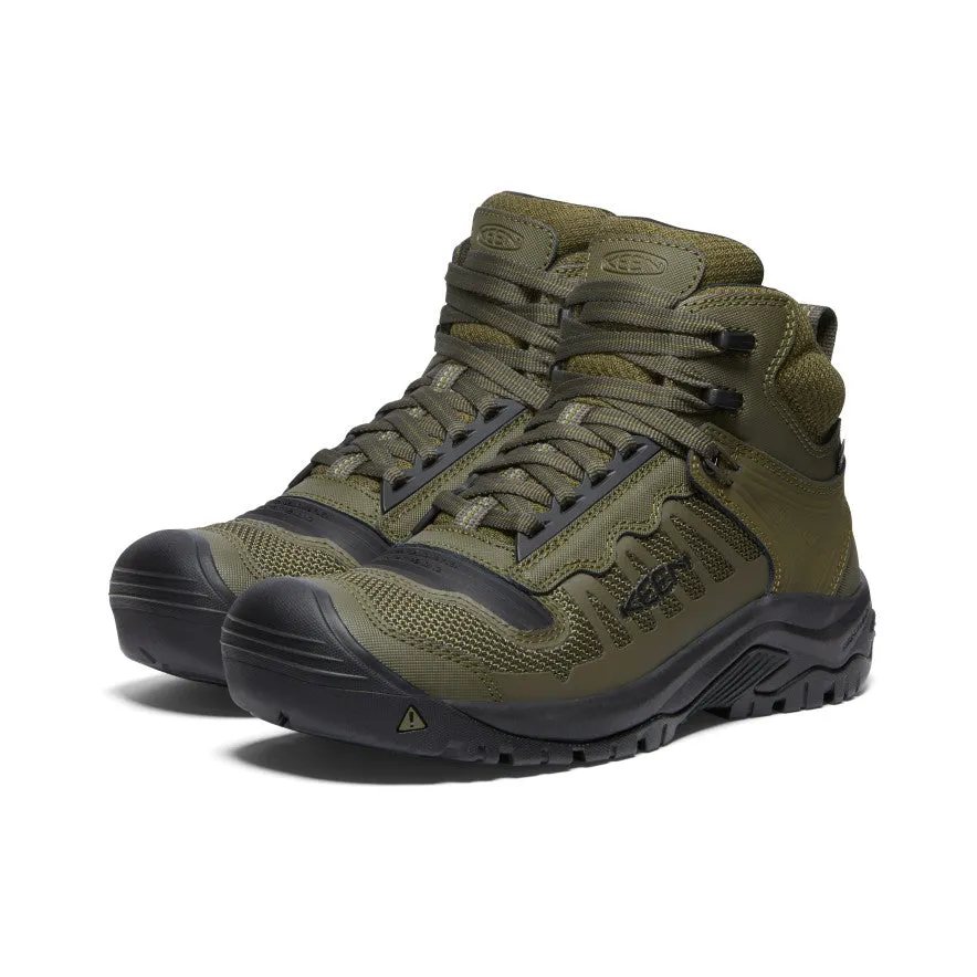 Men's Reno Waterproof Mid (Soft Toe)  |  Dark Olive/Black