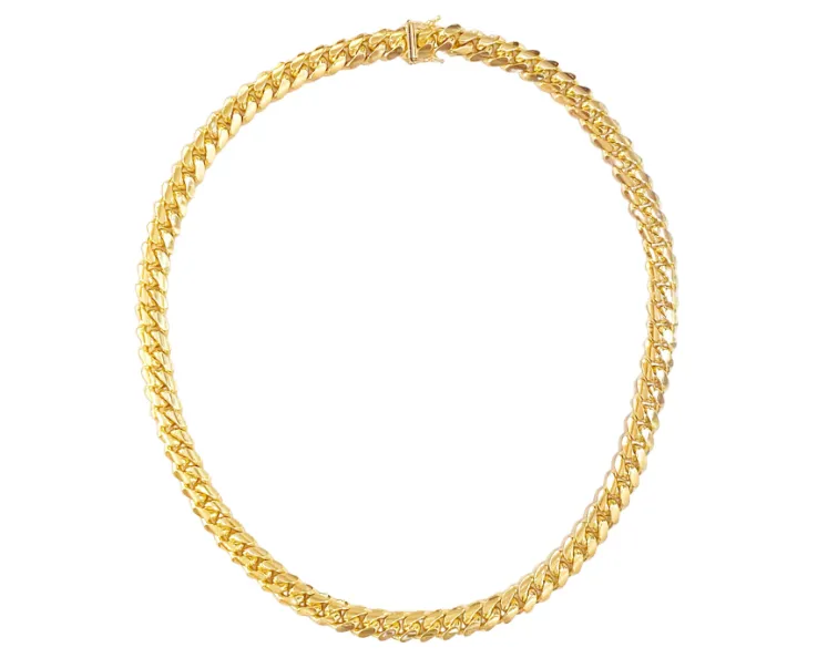 Miami Cuban Chain Extra Large Solid 14K Gold