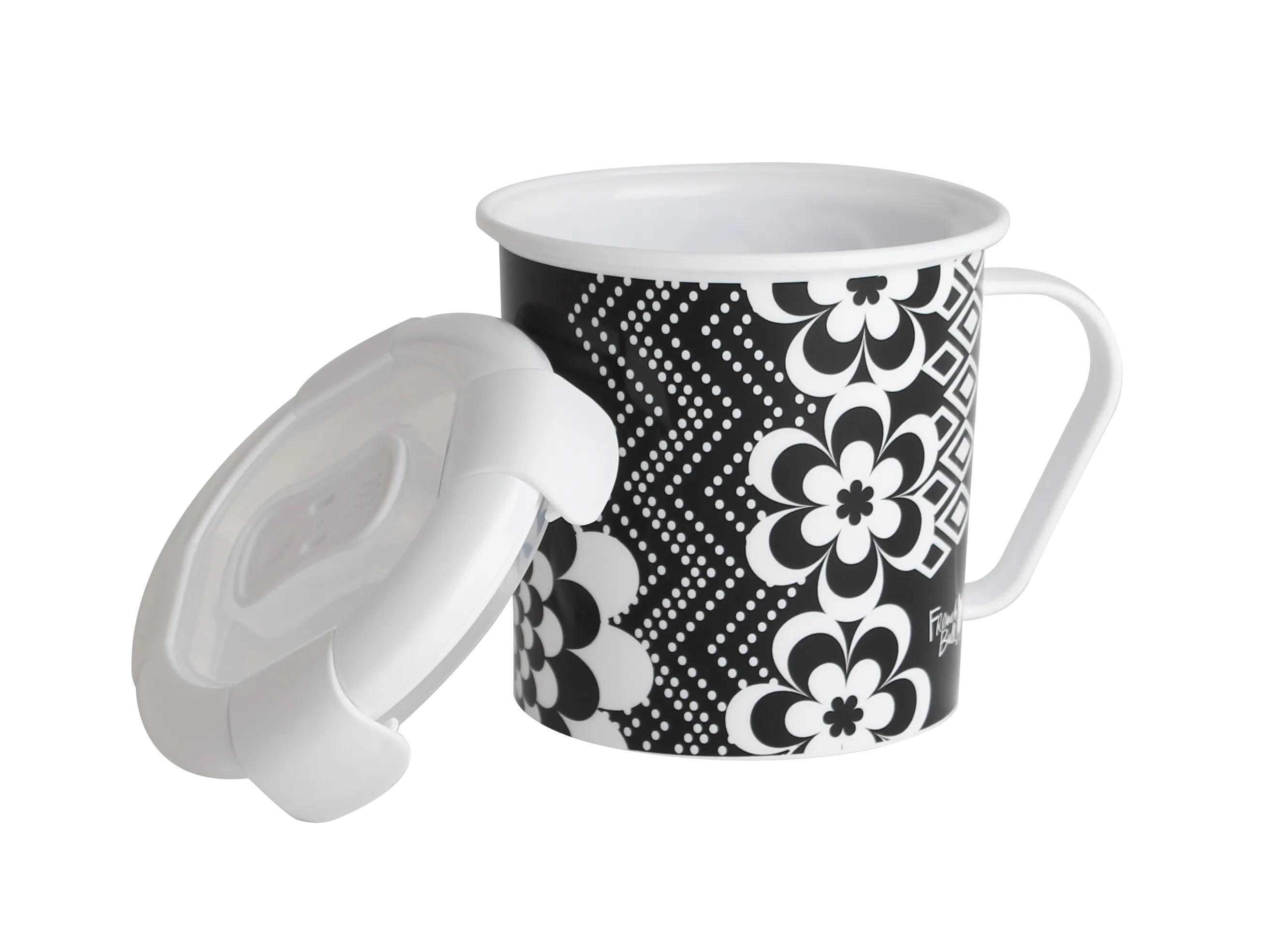 Mosaic B&W Soup Mug