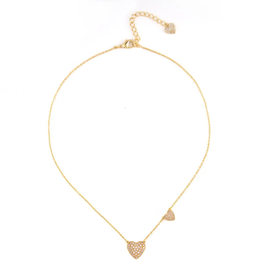 Necklace - Amore Mio Double Heart