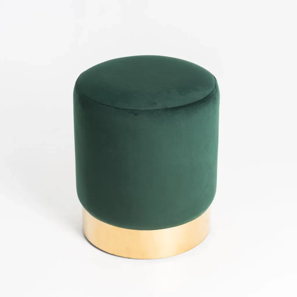 NEPTUNE VELVET OTTOMAN