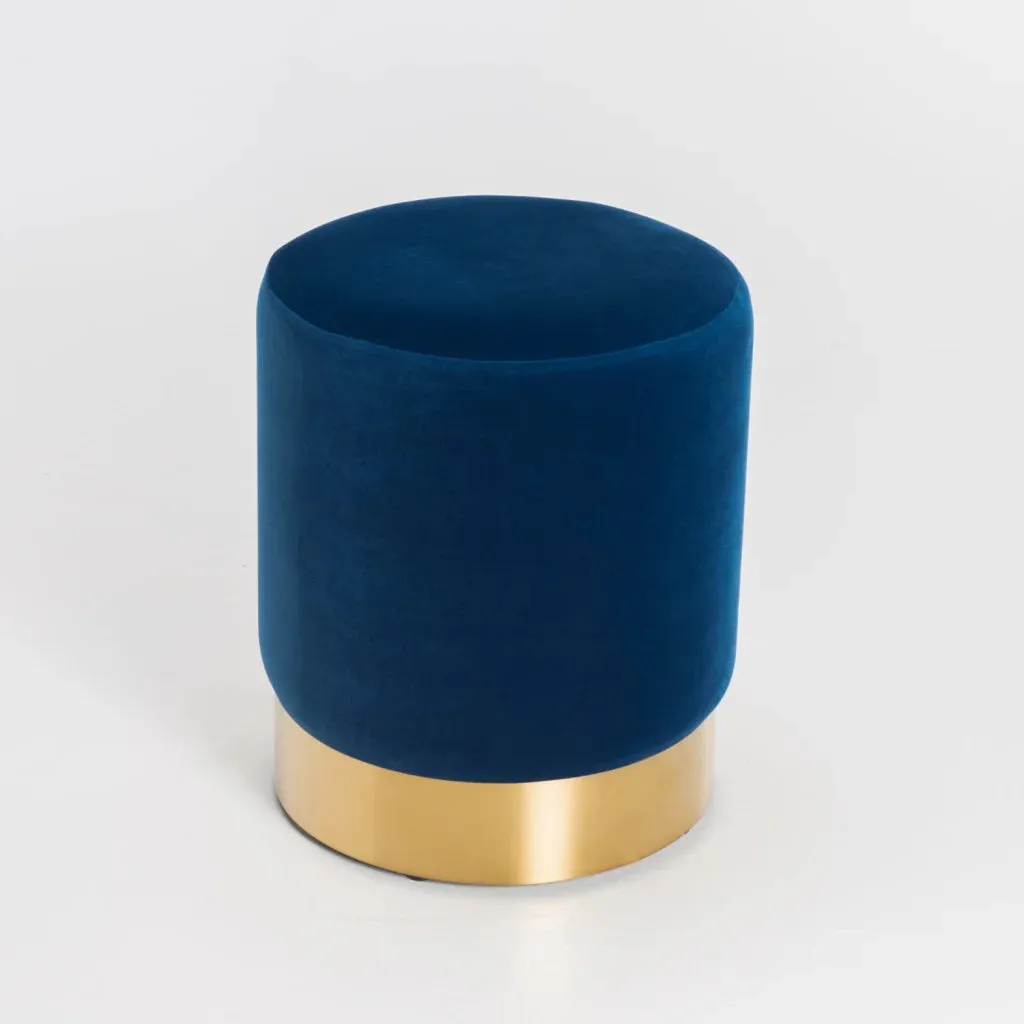 NEPTUNE VELVET OTTOMAN