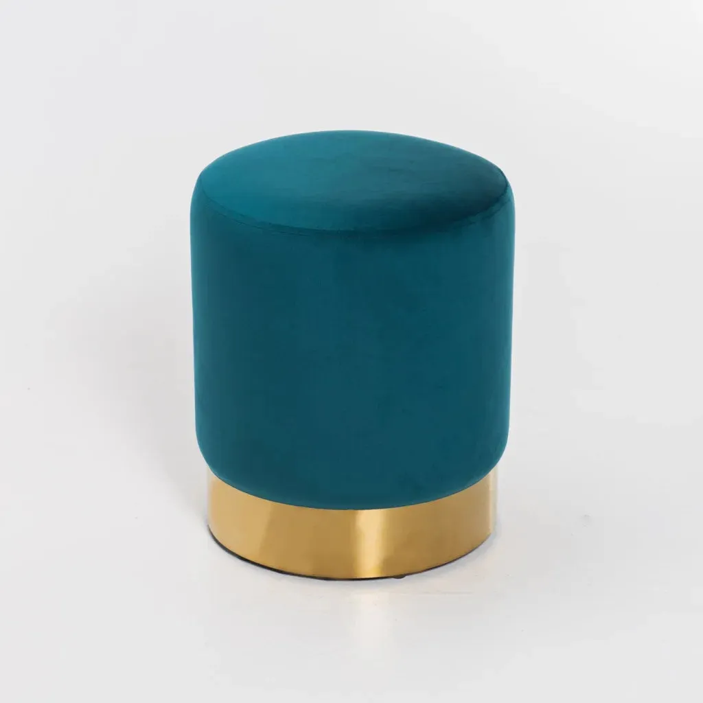 NEPTUNE VELVET OTTOMAN