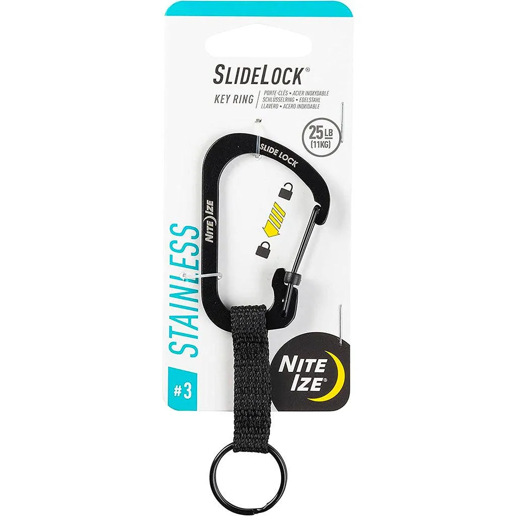 Nite Ize Slidelock Key Ring Stainless Steel