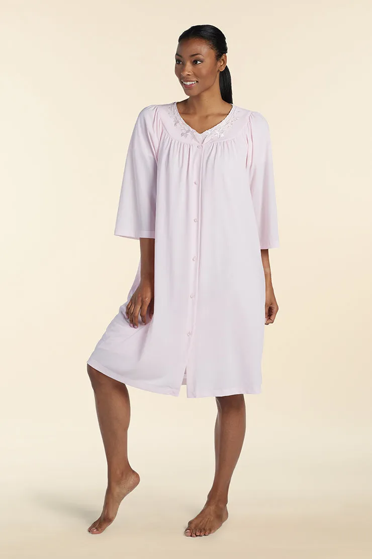 Nylon Tricot Short Robe