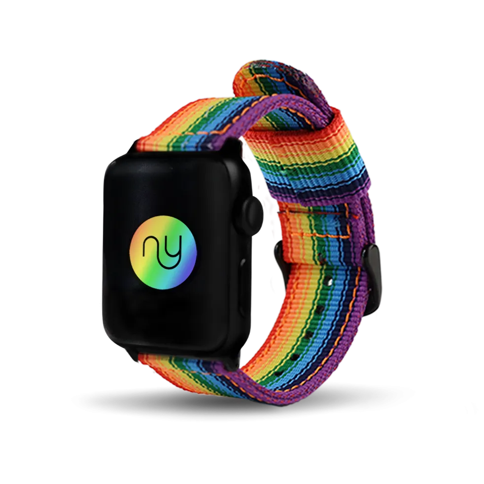 Nyloon Rainbow Nylon Apple Watch Band