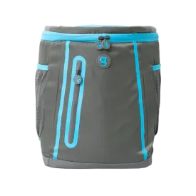 Opticool Backpack Cooler - Grey/Neon Blue