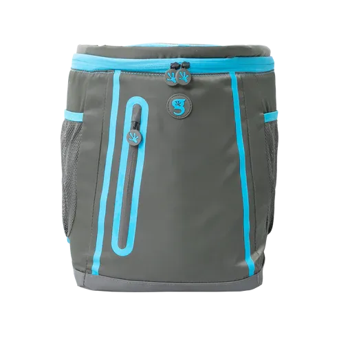 Opticool Backpack Cooler - Grey/Neon Blue