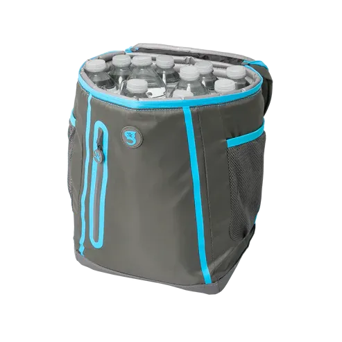 Opticool Backpack Cooler - Grey/Neon Blue