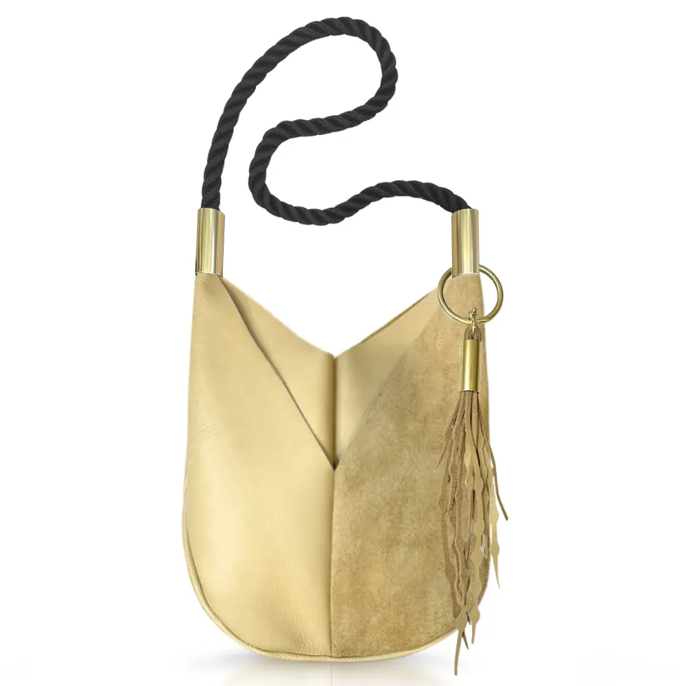 Original Wildwood Bag | Large Crossbody in Sand Leather