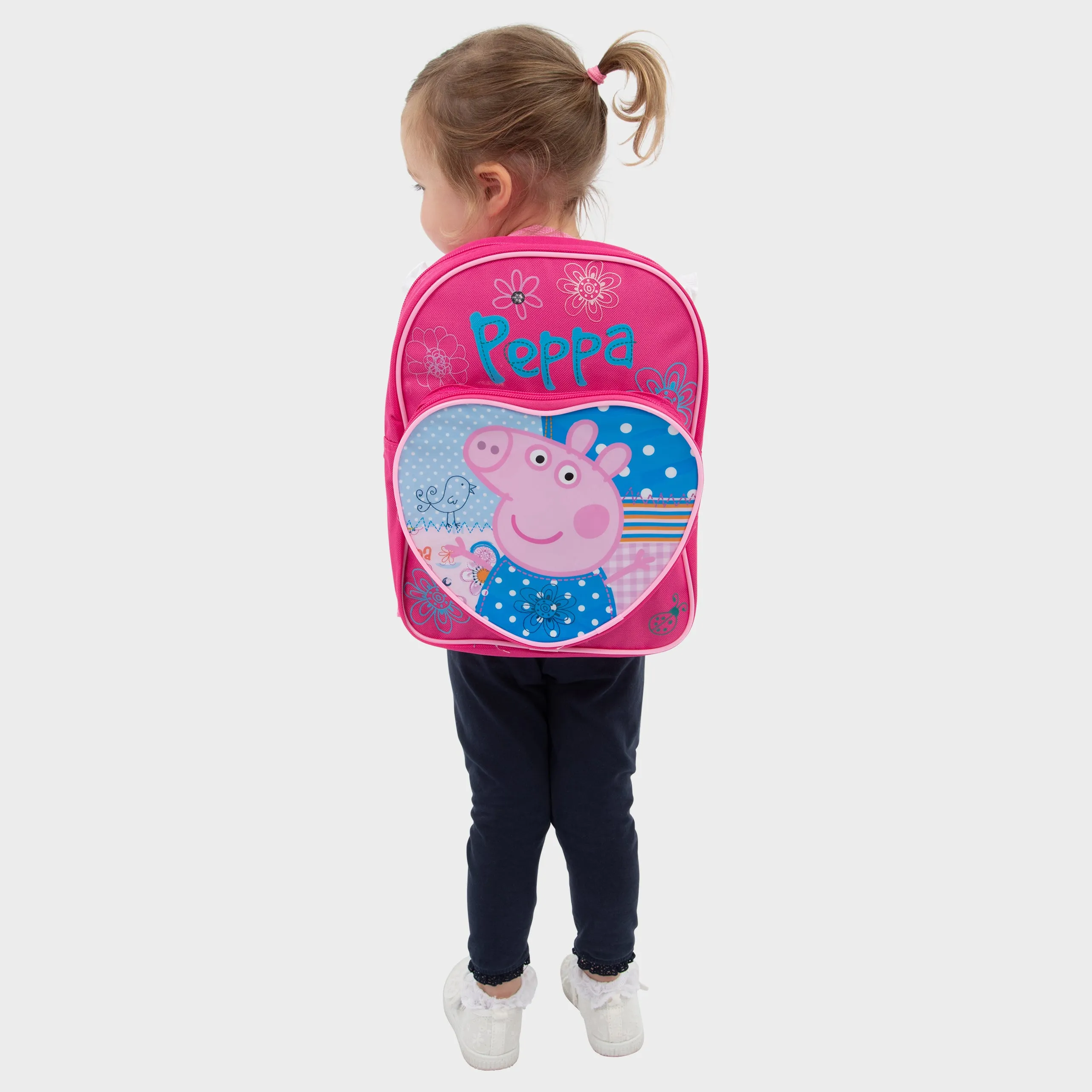 Peppa Pig Backpack - Patchwork Heart