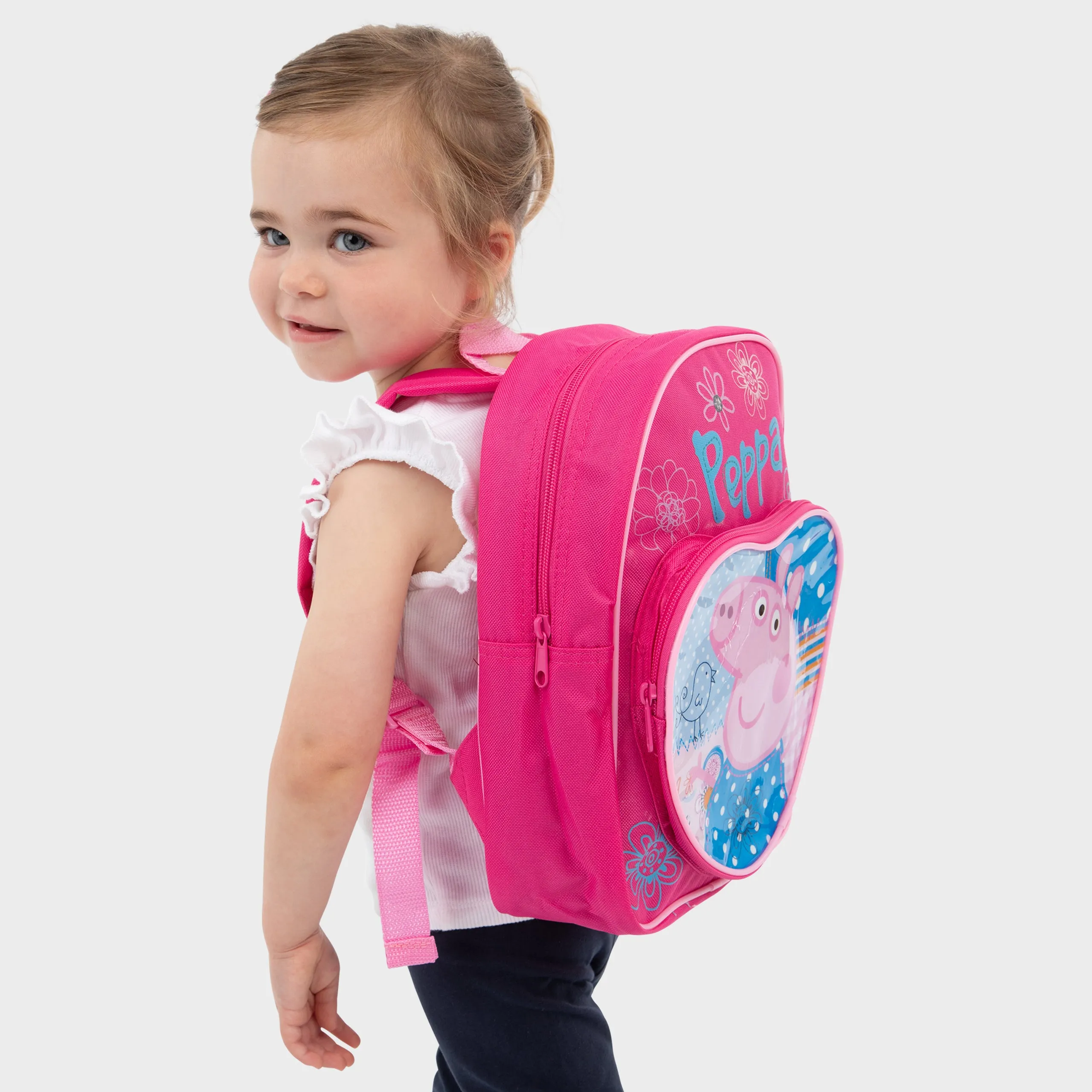 Peppa Pig Backpack - Patchwork Heart