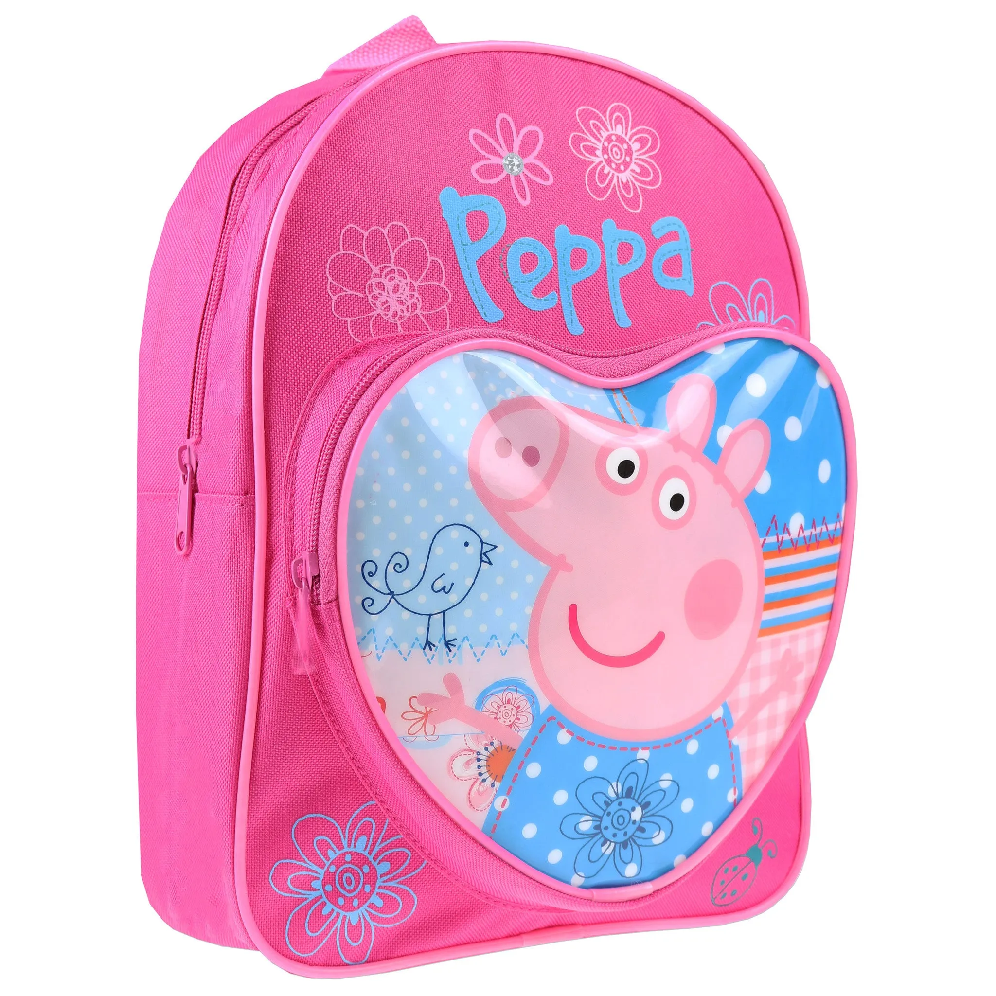 Peppa Pig Backpack - Patchwork Heart