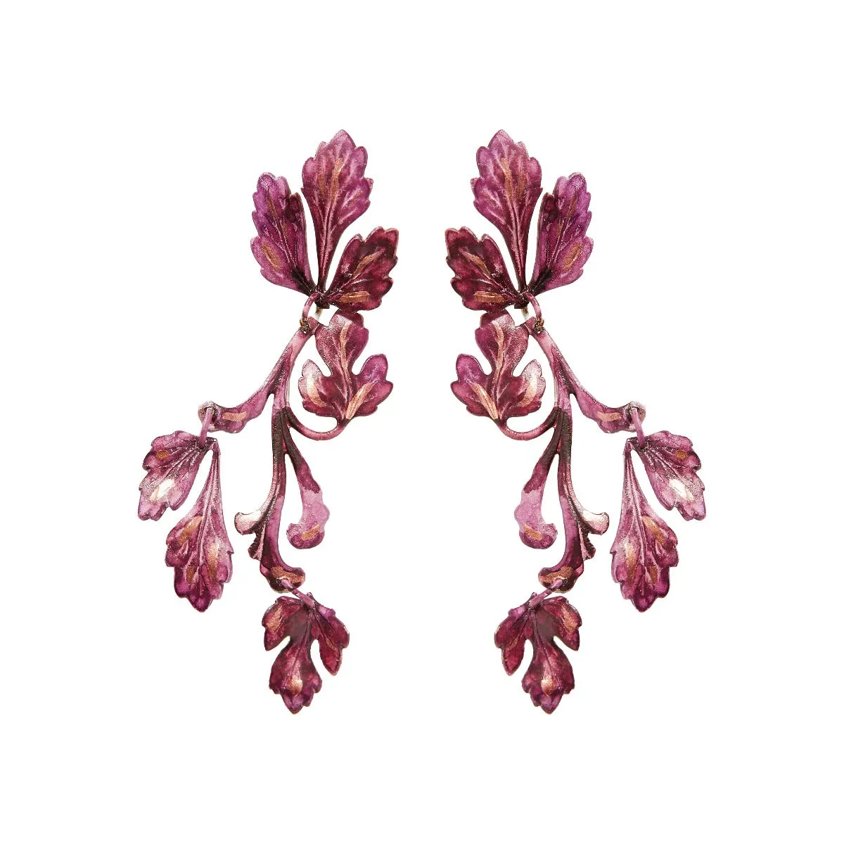 Plum Pietrina Earrings