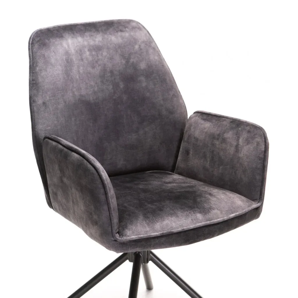 QUINN DELUXE VELVET DINING CHAIR