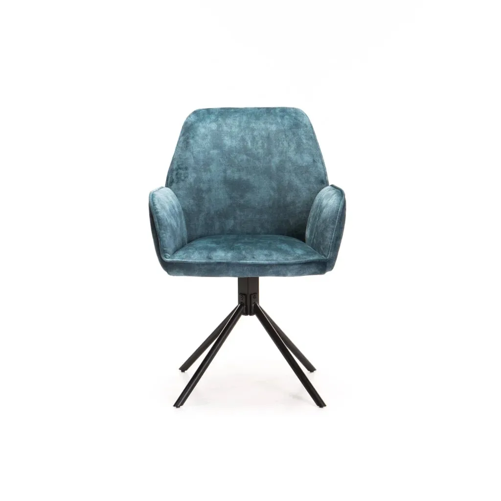 QUINN DELUXE VELVET DINING CHAIR