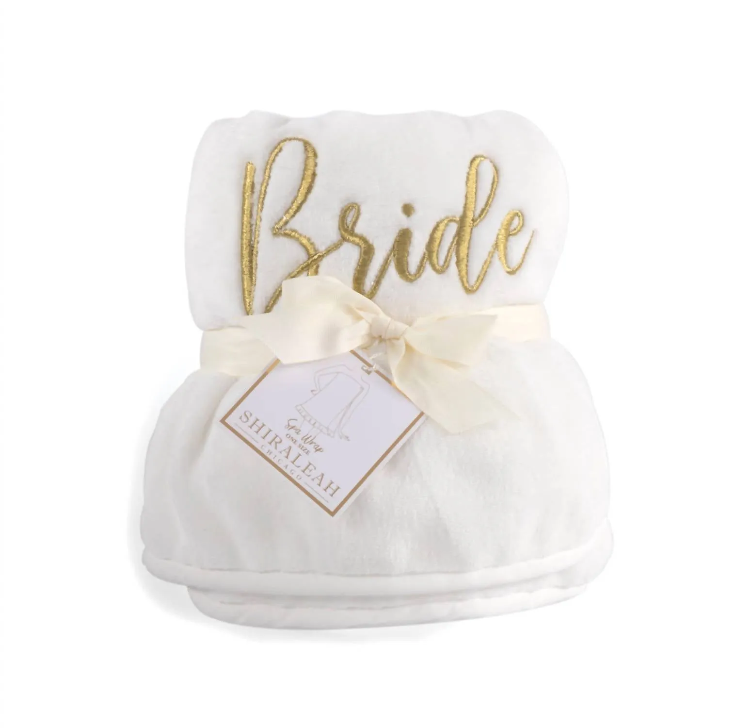 "bride" Soft Spa Wrap In Ivory