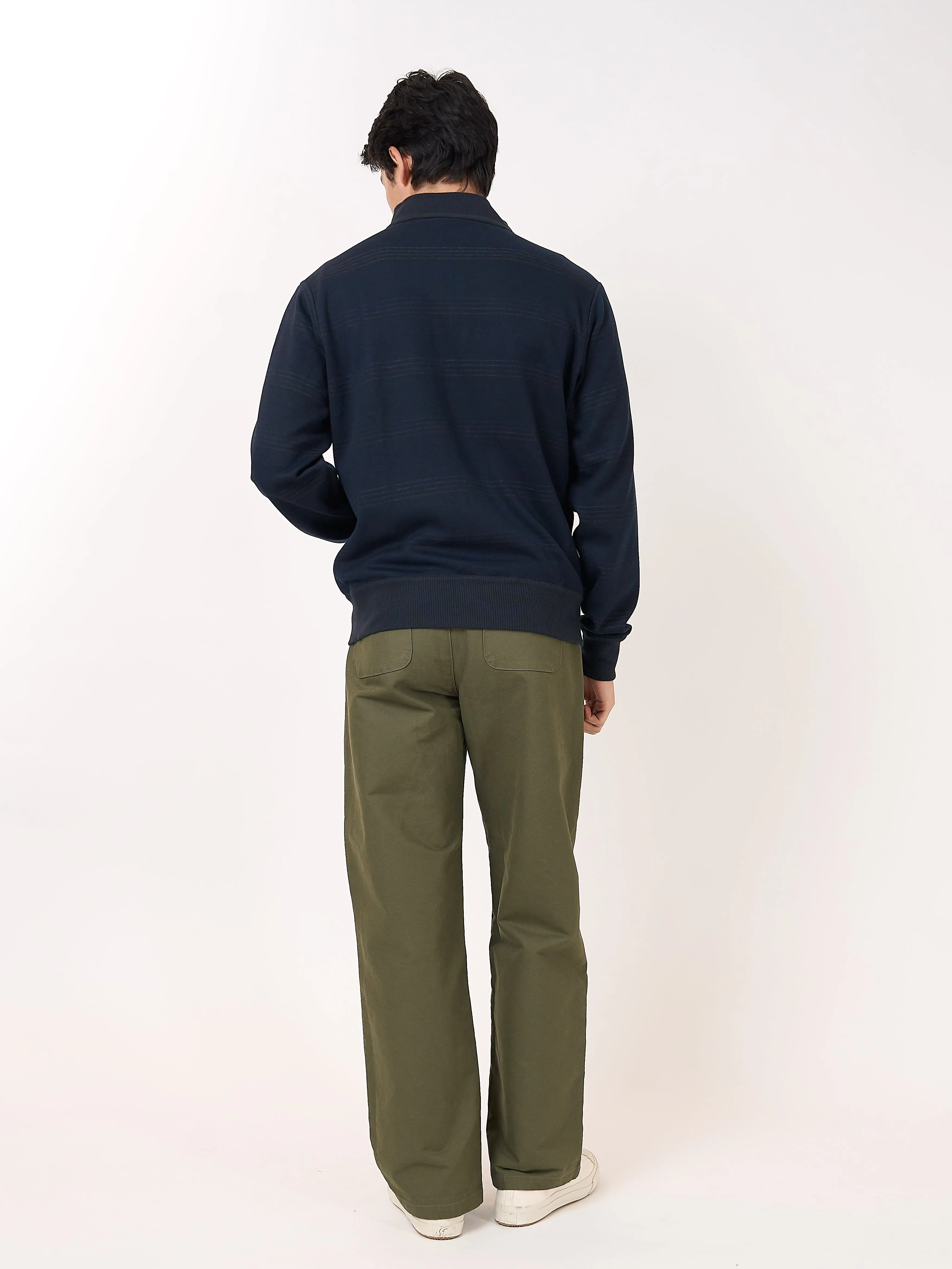 Reversible Half Zip Sweatshirt Hinkley Navy/Green