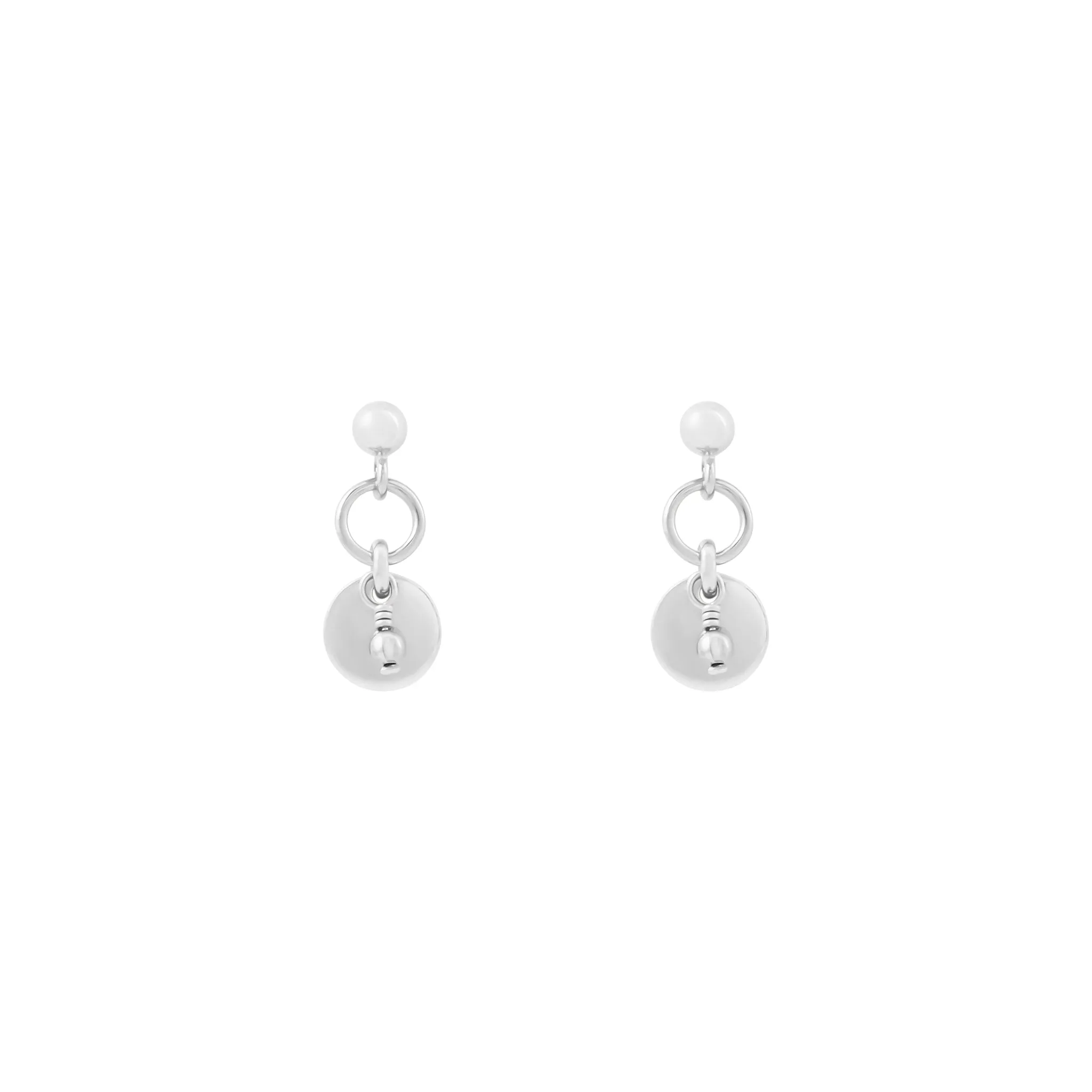 Sia Beaded Earrings - Sterling Silver