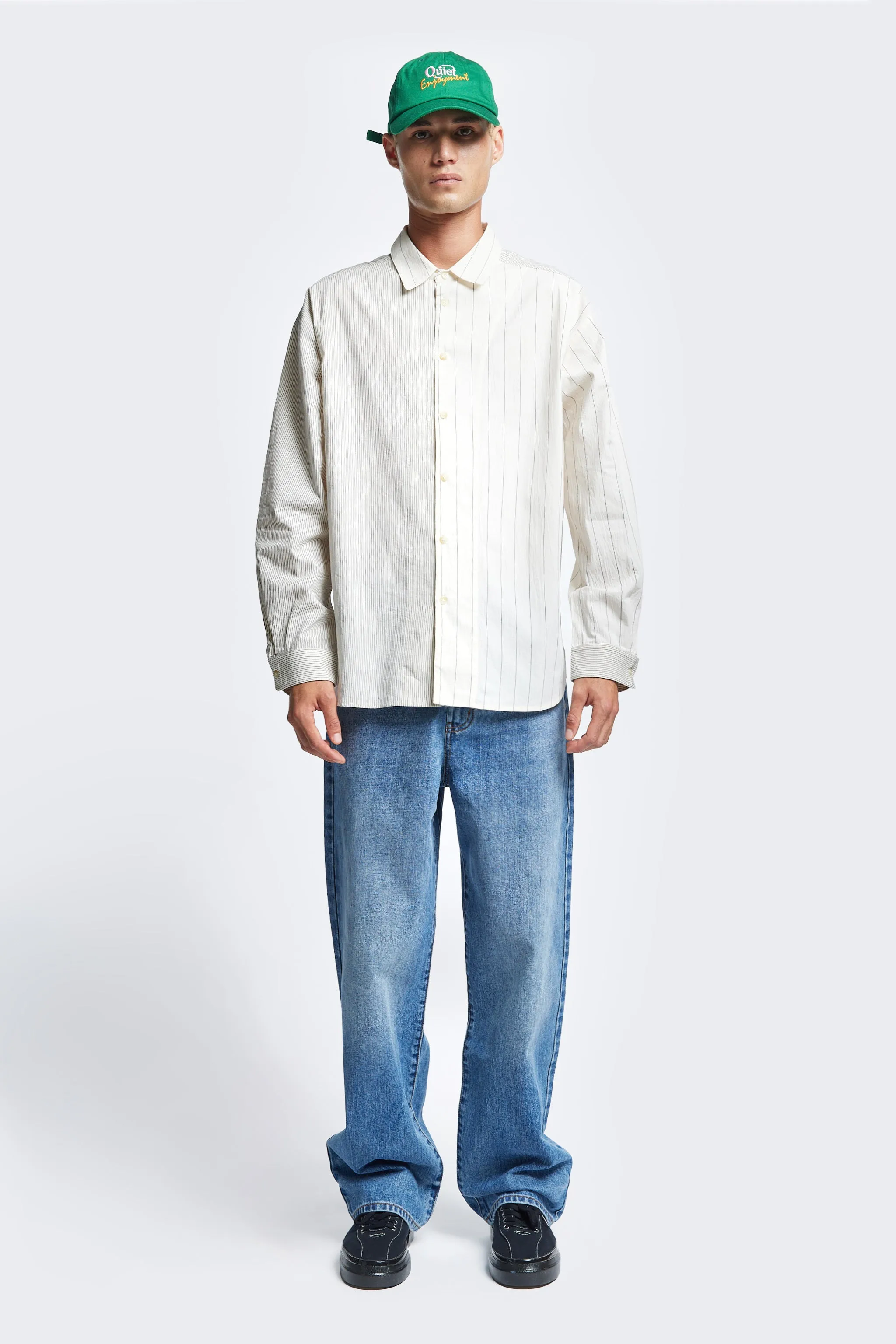 Spliced Stripe l/s Shirt Stripe