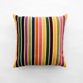 Spring Stripe Square Pillow 18"x18"