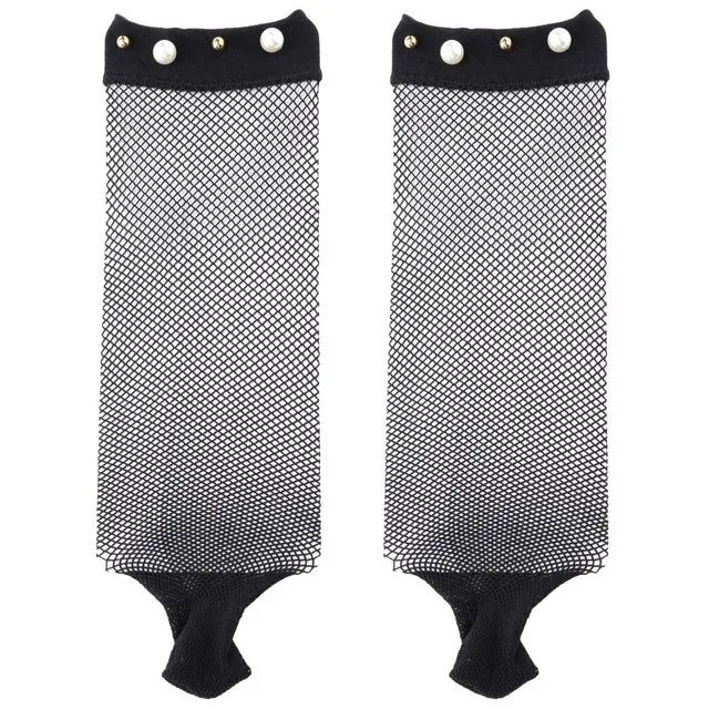 Studded Fishnet Socks