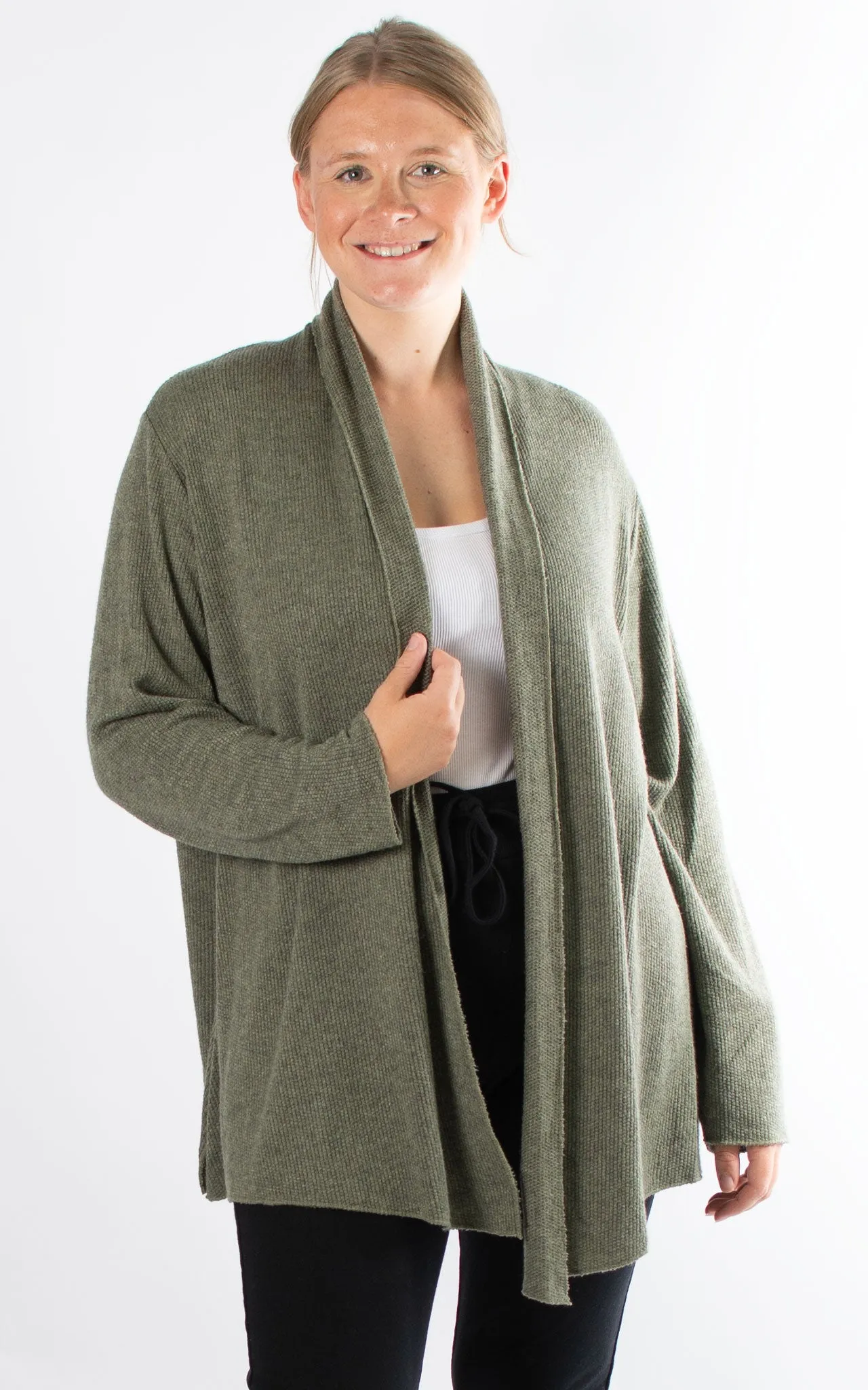 Susanna Soft Touch Cardigan | Khaki