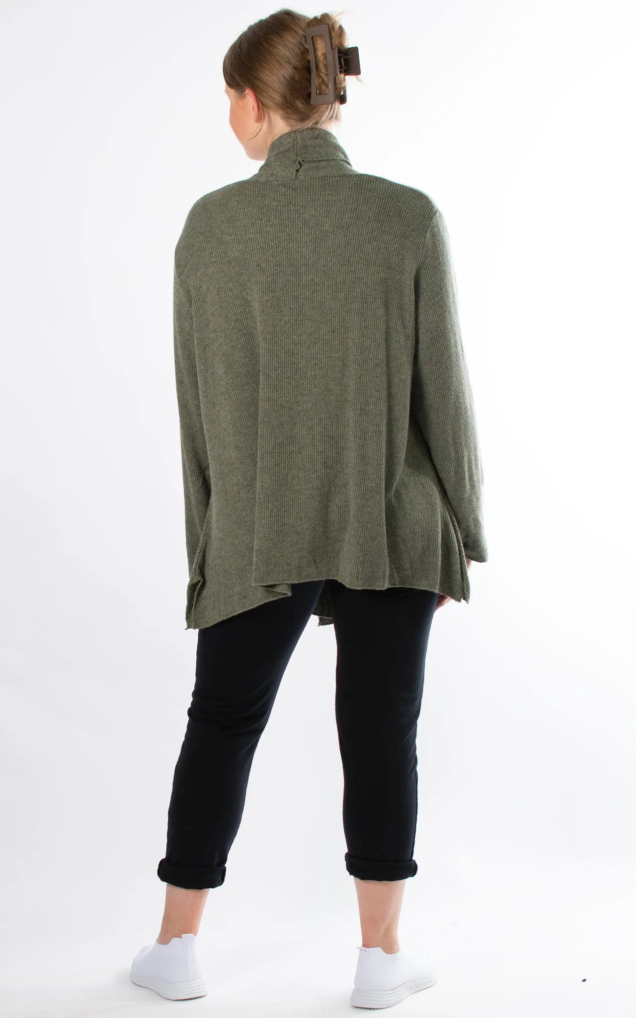 Susanna Soft Touch Cardigan | Khaki