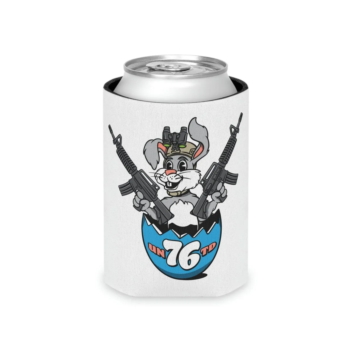 Tactical Bunny Can Cooler