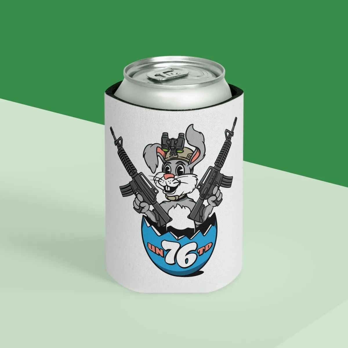 Tactical Bunny Can Cooler