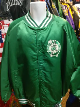 Vintage 80s BOSTON CELTICS NBA Chalk Line Nylon Jacket 4XL