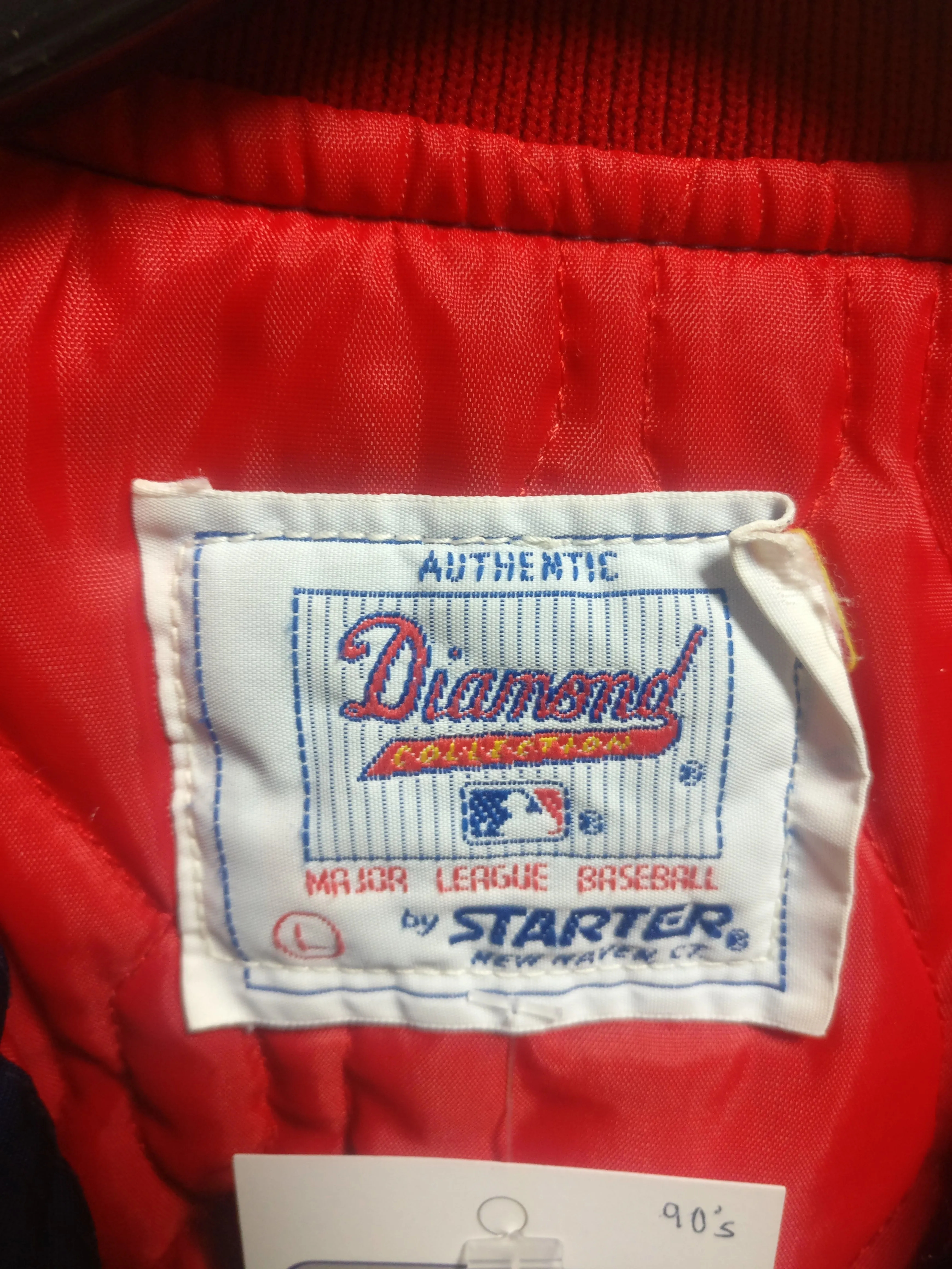 Vintage 90s BOSTON RED SOX MLB Starter Nylon Jacket L (Mint)