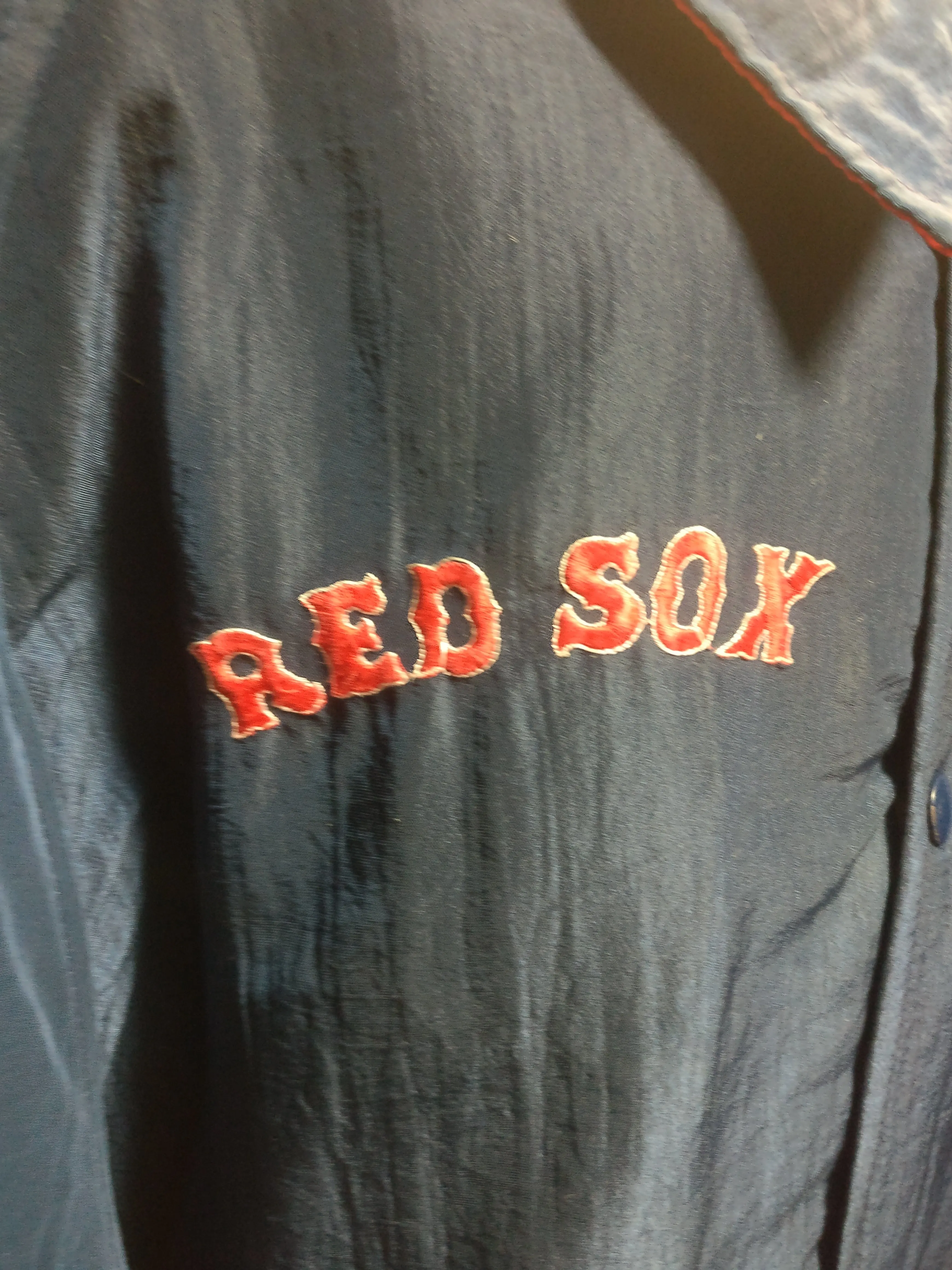 Vintage 90s BOSTON RED SOX MLB Starter Nylon Jacket XXL