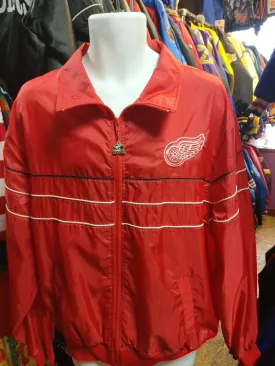 Vintage 90s DETROIT RED WINGS NHL Starter Windbreaker Jacket L