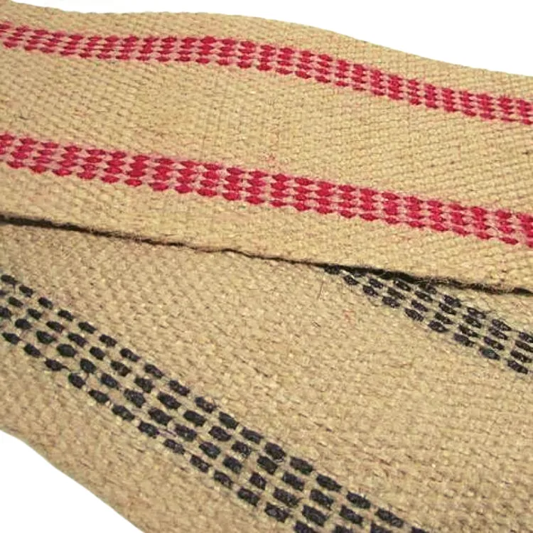 3.5-Inch Striped Jute Webbing