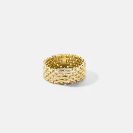 Woven Cigar Band Ring